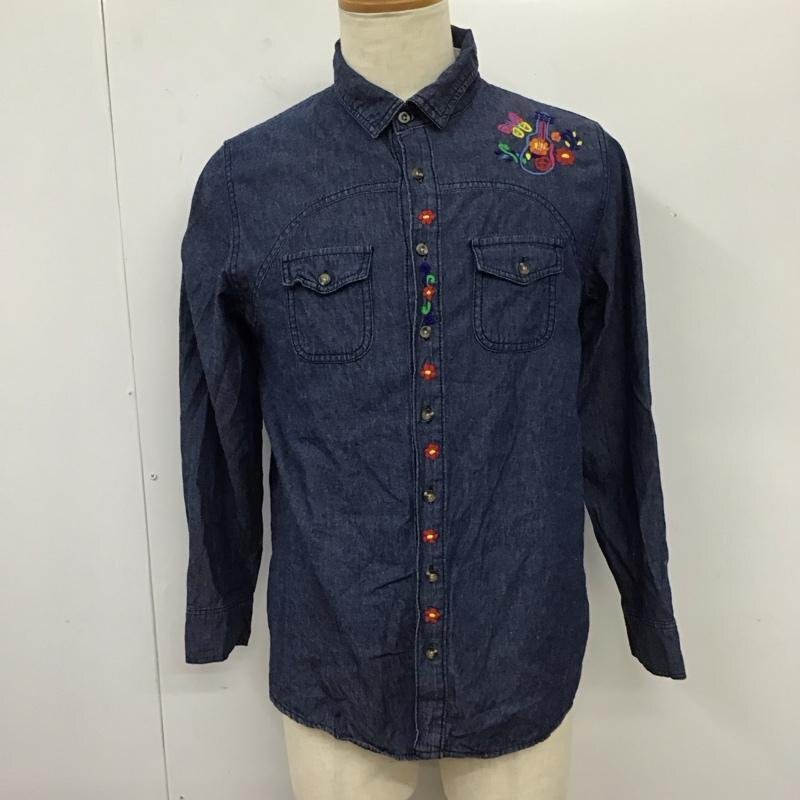 TITICACA L チチカカ シャツ、ブラウス 長袖 EWMCA027-L デニムシャツ Shirt Blouse インディゴ / インディゴ / 10114952拍卖
