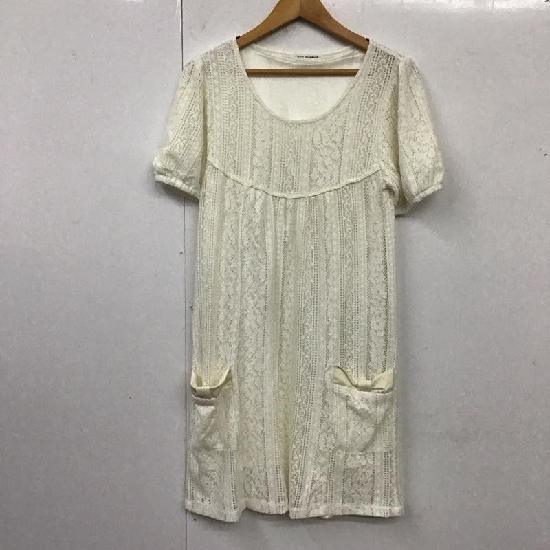 a.v.v 表記無し アーウ゛ェウ゛ェ ワンピース ひざ丈スカート K2EGD-77038 透かし編み 半袖 One-Piece Medium Skirt 10119264拍卖
