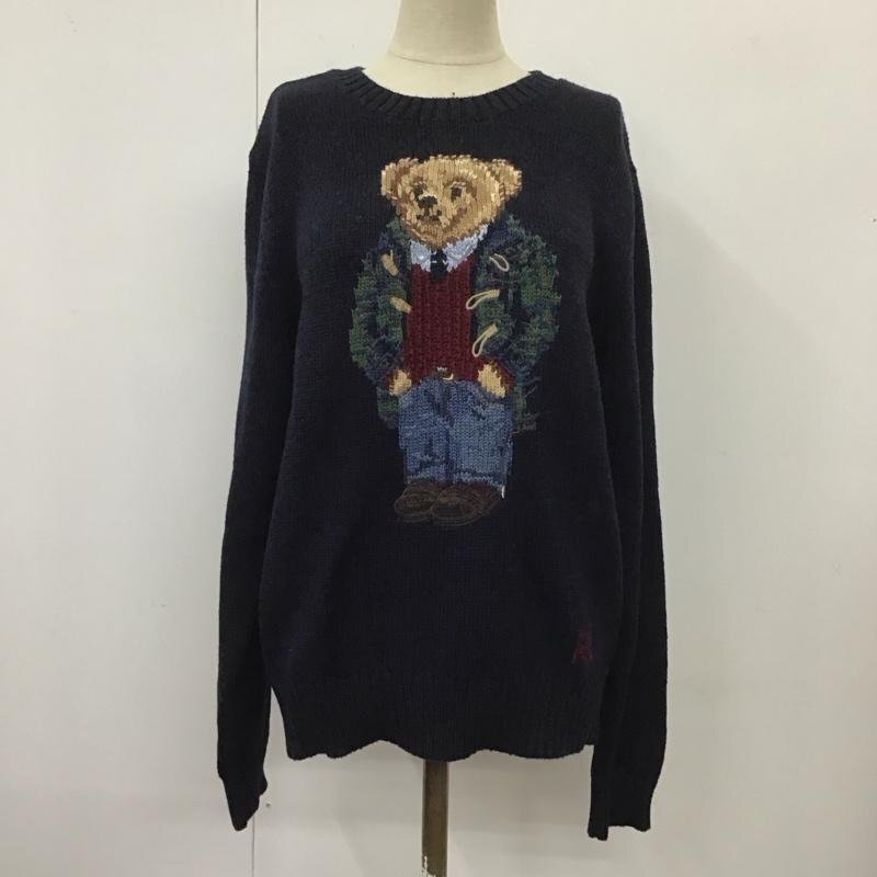 POLO RALPH LAUREN L ポロラルフローレン ニット、セーター 長袖 長袖ニットカットソー ニット セーター クルーネックニット 10113757拍卖