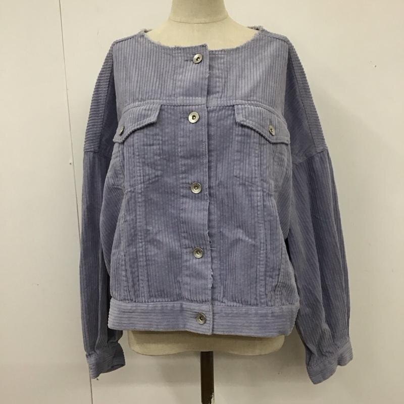 niko and... 表記無し ニコアンド ジャケット、上着 ジャンパー、ブルゾン コーデュロイジャケット Jacket 紫 / パープル / 10114349拍卖