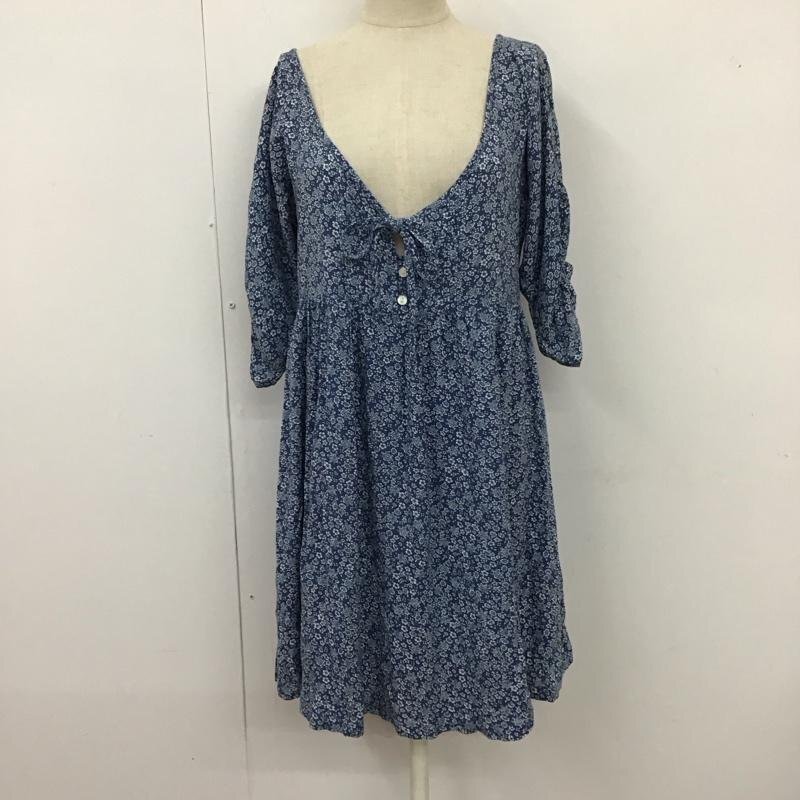 DENIM & SUPPLYRALPHLAUREN XS デニムアンドサプライラルフローレン ワンピース ひざ丈スカート 288653135001 Uネック 半袖 10118832拍卖