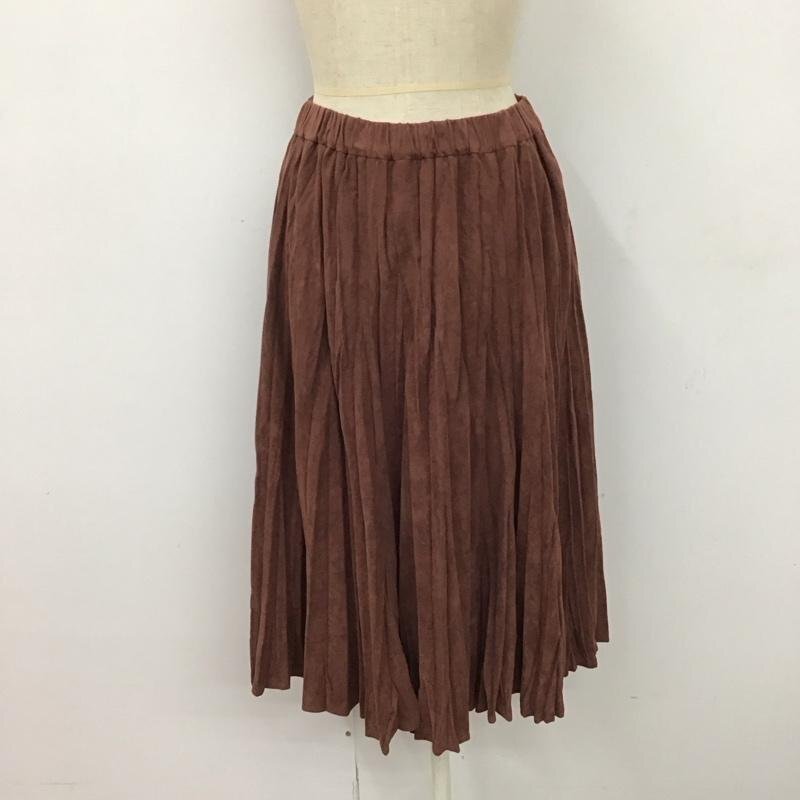 MURUA FREE ムルーア スカート ロングスカート 011960800601-01 プリーツ Skirt Long Skirt えんじ / ワインレッド / 10120027拍卖