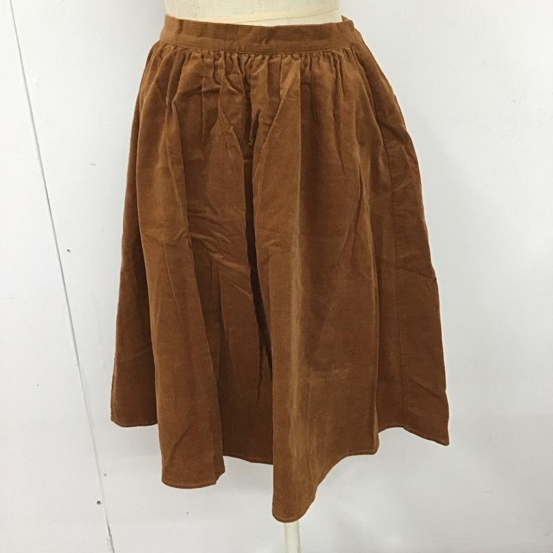 ehka sopo M エヘカソポ スカート ひざ丈スカート 1502231 コーデュロイ Skirt Medium Skirt 茶 / ブラウン / 10118222拍卖