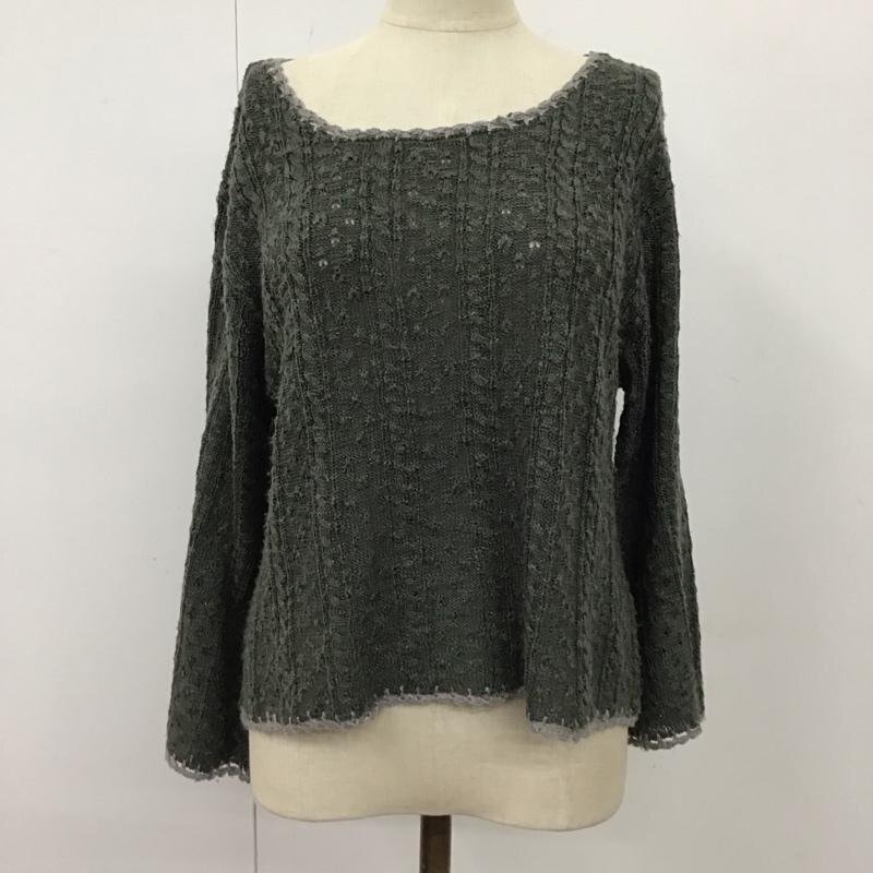 Crisp FREE クリスプ カットソー 長袖 長袖ニットカットソー ニット セーター クルーネックニット Cut and Sewn 10115166拍卖