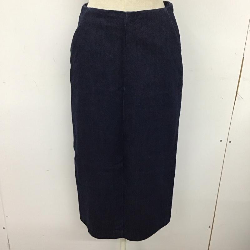 ZARA XS ザラ スカート ロングスカート 前スリット デニム Skirt Long Skirt インディゴ / インディゴ / 10121523拍卖