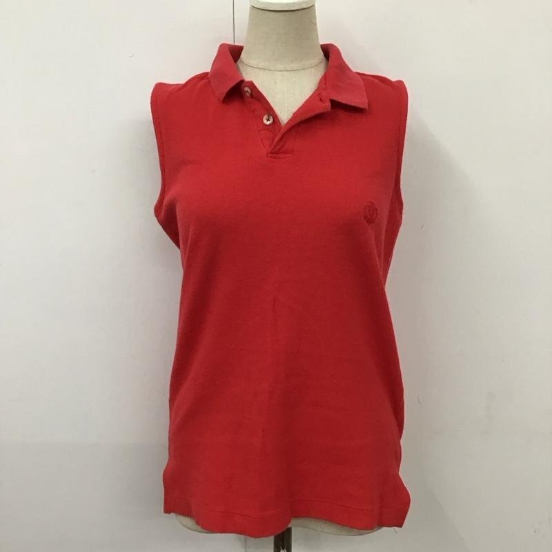 J.PRESS L ジェイプレス ポロシャツ 半袖 ノースリーブポロシャツ ノースリーブカットソー Polo Shirt 赤 / レッド / 10116301拍卖