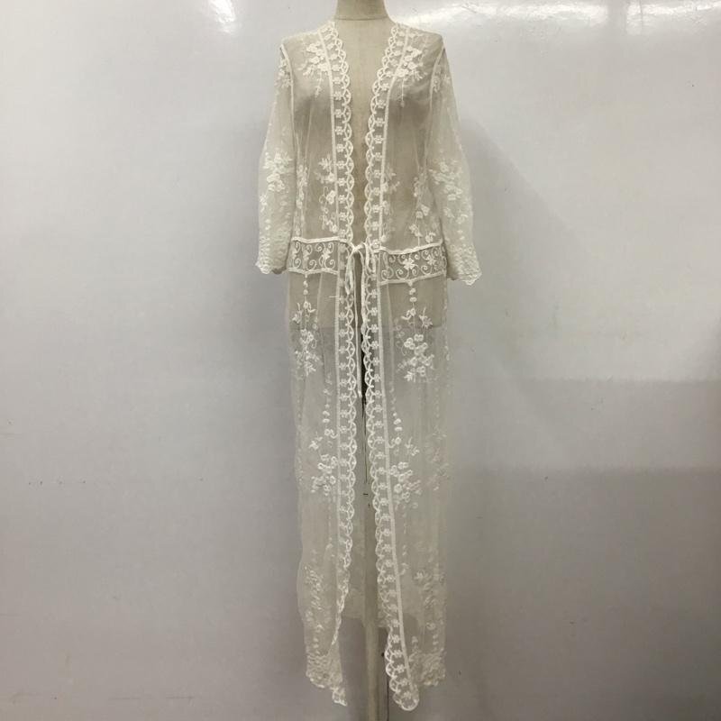 fifth 表記無し フィフス カーディガン 七分袖 ロングカーディガン 七分丈カットソー 前開カーディガン シアー Cardigan 10116363拍卖