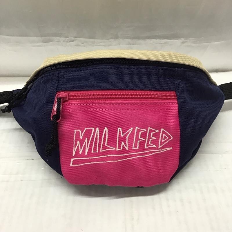 MILKFED. 表記無し ミルクフェド ウエストバッグ ウエストバッグ 0341011 Waist Bag Waist Pouch Fanny Bag 10111785拍卖