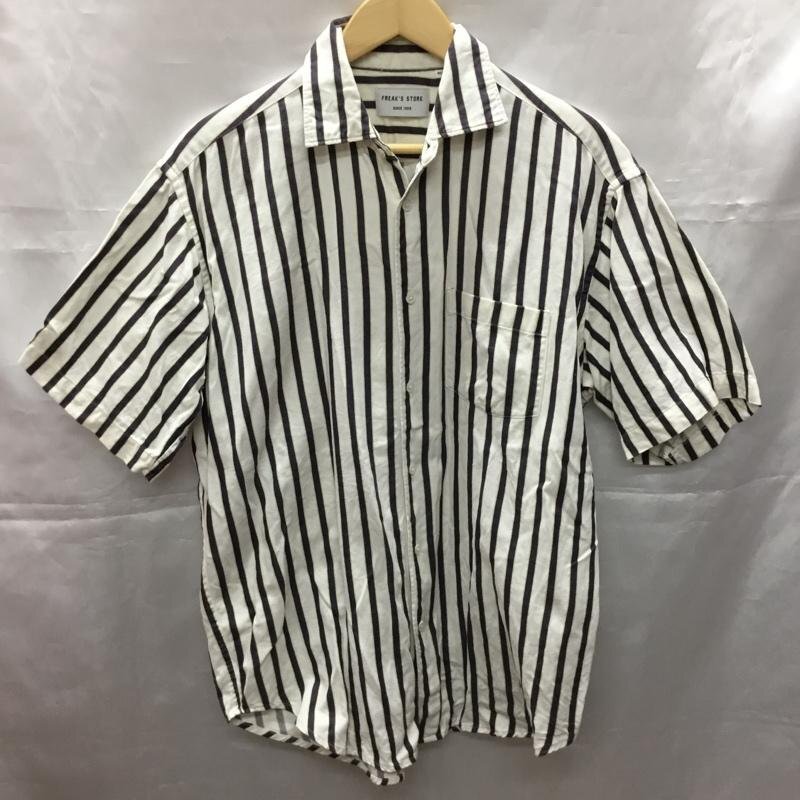 FREAK'S STORE M フリークスストア シャツ、ブラウス 半袖 ストライプ Shirt Blouse マルチカラー / マルチカラー / 10109703拍卖