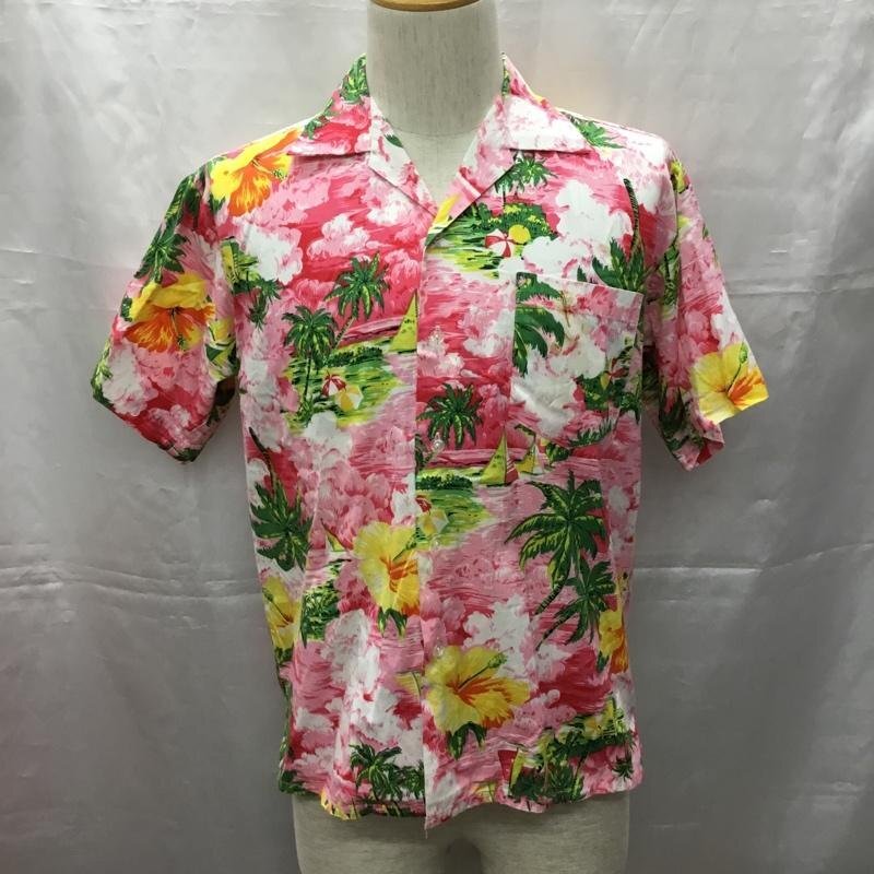 USED M 古着 シャツ、ブラウス 半袖 半袖シャツ カラーシャツ 半袖カットソー アロハシャツ Shirt Blouse 10108536拍卖