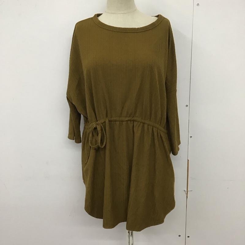 AZUL BY MOUSSY S アズールバイマウジー カットソー 半袖 250cam80-165h ウエストガータールーズトップス 半袖カットソー 10124125拍卖