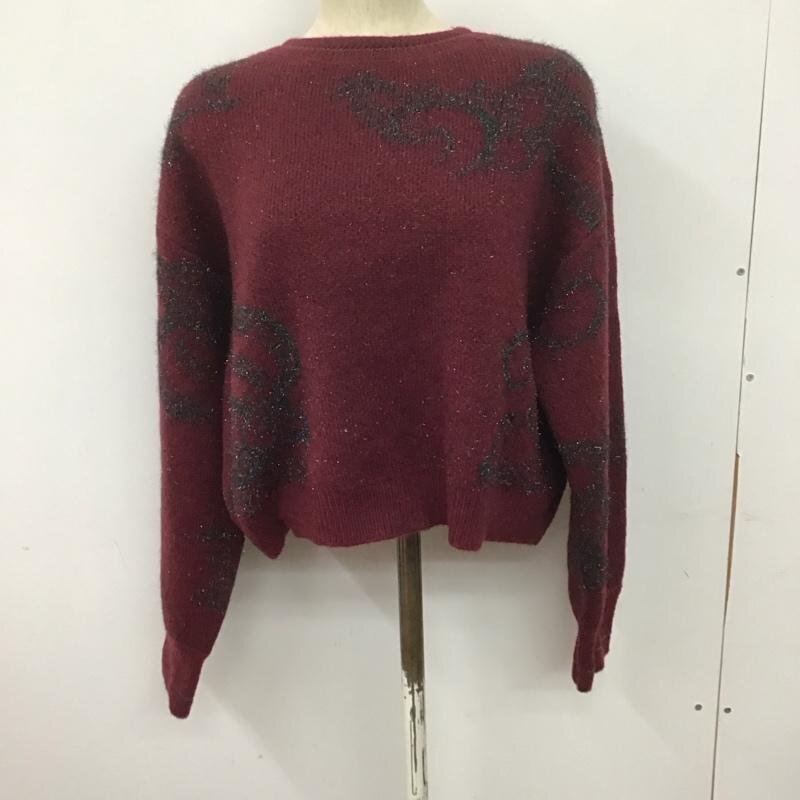JEANASIS FREE ジーナシス ニット、セーター 長袖 長袖ニットカットソー クルーネック セーター Knit Sweater 10126417拍卖