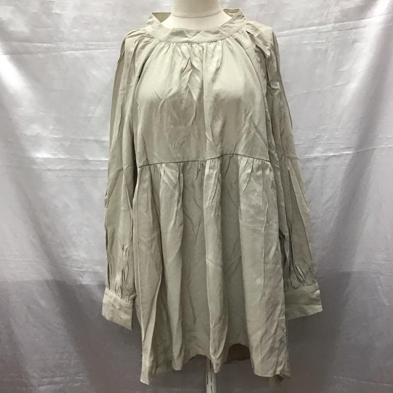 earth music&ecology FREE アースミュージックアンドエコロジー カットソー 長袖 1B11L0G0300 バックリボンギャザーチュニック 10123427拍卖