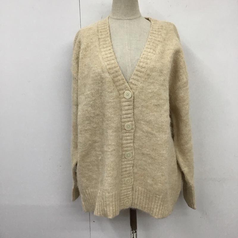 LOWRYS FARM 2 ローリーズファーム カーディガン 長袖 LF623521NT Vネック Cardigan ベージュ / ベージュ / 10125812拍卖