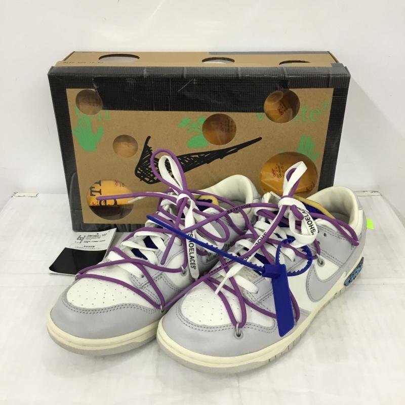 NIKE 26.0cm ナイキ スニーカー スニーカー DM1602-107 DUNK LOW OFF-WHITE 26cm 箱有 Sneakers 10109884拍卖