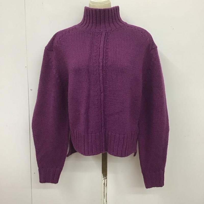 MOUSSY FREE マウジー ニット、セーター 長袖 029EAA70-5070 Knit Sweater 紫 / パープル / 10126662拍卖