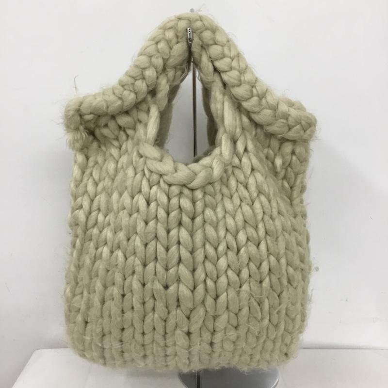 ZARA 表記無し ザラ ハンドバッグ ハンドバッグ ニットバッグ 6036 010 716 Hand Bag アイボリー / アイボリー / 10126994拍卖