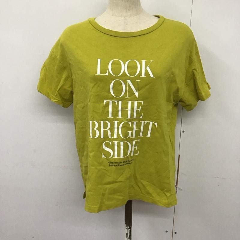 Samansa Mos2 FREE サマンサモスモス Tシャツ 半袖 半袖カットソー プリントTシャツ クルーネックカットソー T Shirt 10125179拍卖