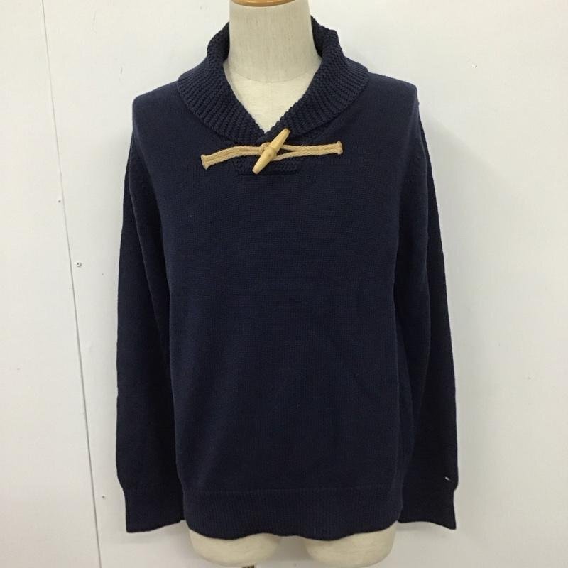TOMMY HILFIGER L トミーヒルフィガー ニット、セーター 長袖 長袖 Knit Sweater 紺 / ネイビー / 10111148拍卖