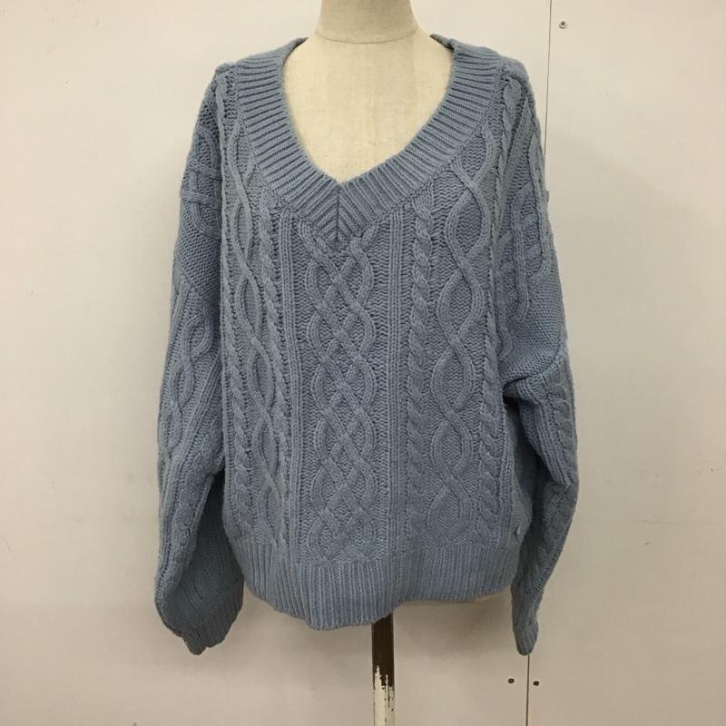 LOWRYS FARM L ローリーズファーム ニット、セーター 長袖 長袖ニットカットソー ニット セーター Vネックニット 10123785拍卖