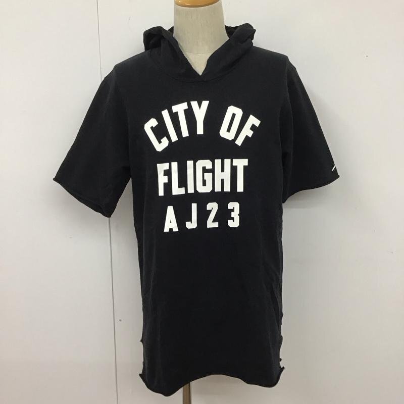 AIR JORDAN M エアジョーダン パーカー 半袖 911317-010 SPORTSWEARSHORTSLEEVEHOODEDTOP 半袖パーカー 黒 / ブラック / 10109793拍卖