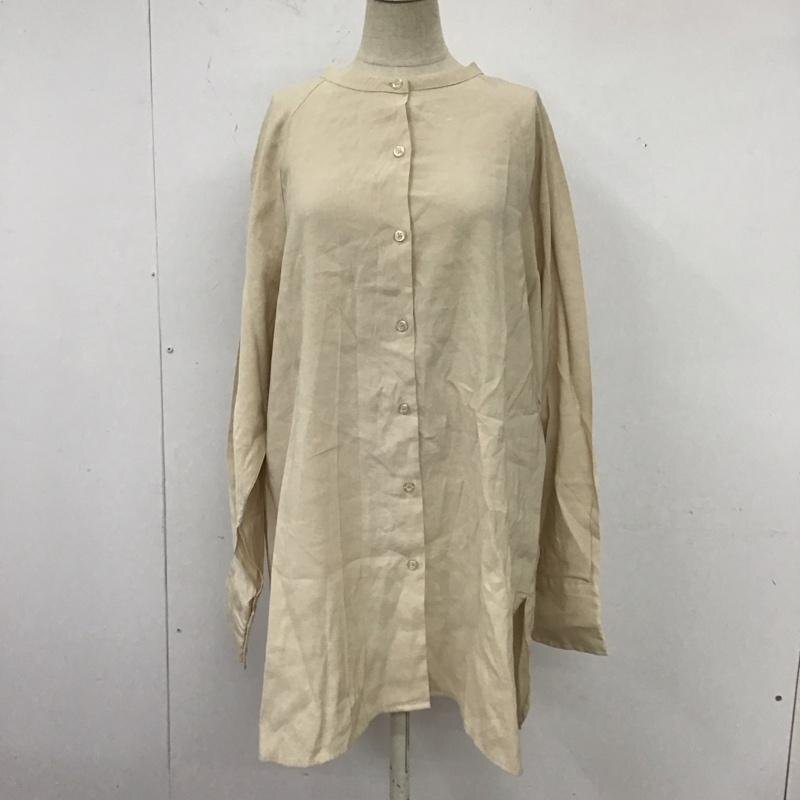 mystic FREE ミスティック シャツ、ブラウス 長袖 MYZ1001104A0002 BACKリボンロングシャツ バンドカラー Shirt Blouse 10123039拍卖