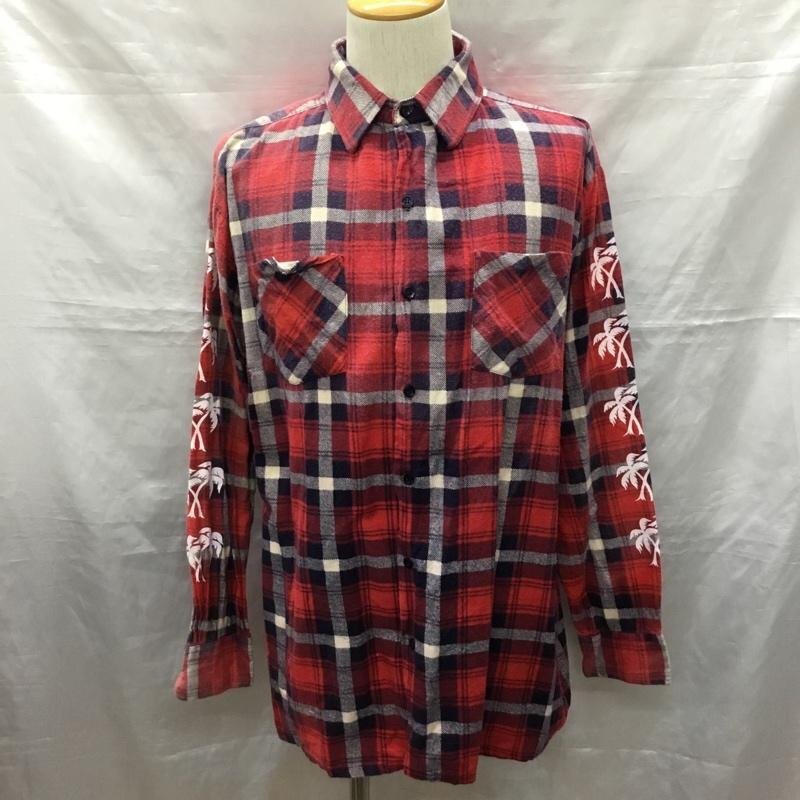 USED L 古着 シャツ、ブラウス 長袖 長袖シャツ カラーシャツ ポケットシャツ 長袖カットソー チェックシャツ Shirt Blouse 10121681拍卖