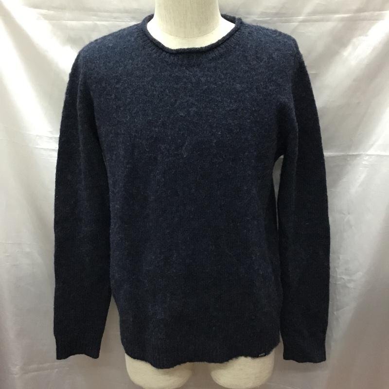AIGLE M エーグル ニット、セーター 長袖 長袖ニットカットソー ニット セーター クルーネックニット Knit Sweater 10113331拍卖