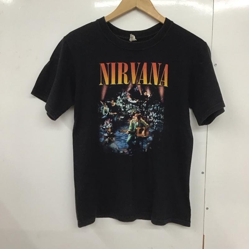 USED S 古着 Tシャツ 半袖 nirvana 2008年 コピーライト unplugged in newyork anvil バンドTシャツ T Shirt 10124593拍卖