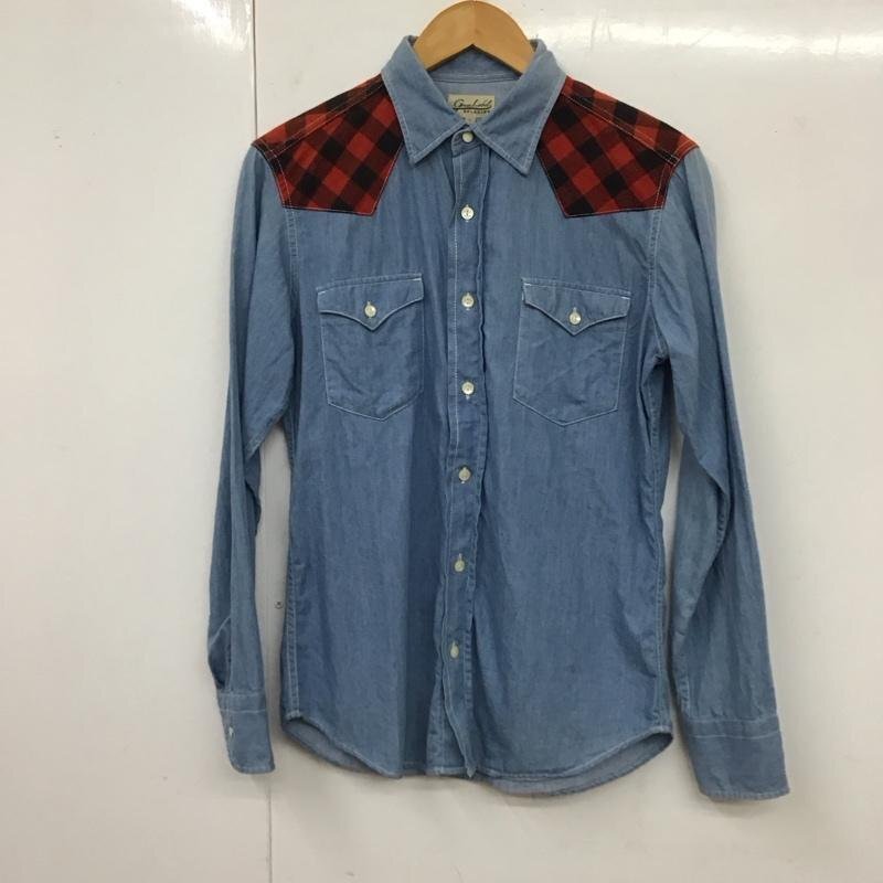 green label relaxing S グリーンレーベルリラクシング シャツ、ブラウス 長袖 Shirt Blouse インディゴ / インディゴ / 10117642拍卖