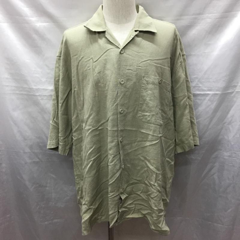 USED XXL 古着 シャツ、ブラウス 半袖 半袖シャツ カラーシャツ 半袖カットソー 無地シャツ Shirt Blouse 10122925拍卖