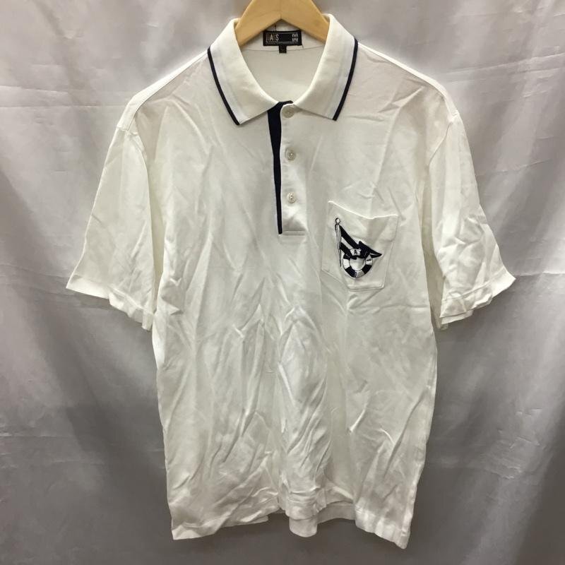 DAKS L ダックス ポロシャツ 半袖 ゴルフウェア Polo Shirt 白 / ホワイト / 10117807拍卖