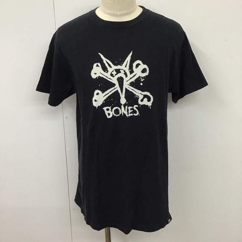 POWELL L パウエル Tシャツ 半袖 半袖カットソー プリントTシャツ クルーネックカットソー T Shirt 黒 / ブラック / 10115321拍卖