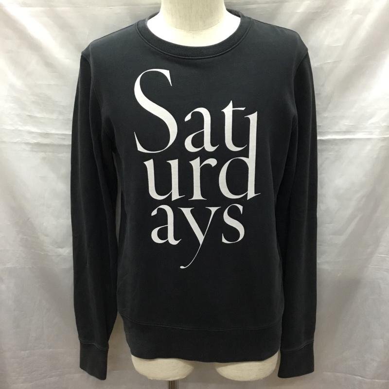 Saturdays NYC S サタデーズ ニューヨークシティ トレーナー 長袖 Sweat Sweatshirt 黒 / ブラック / 10121919拍卖