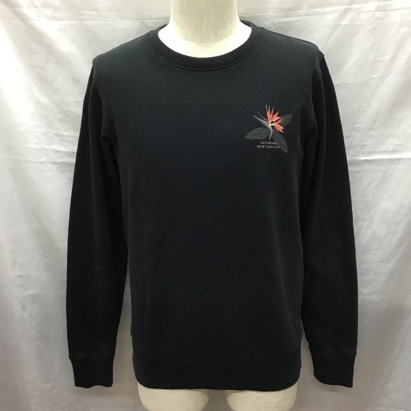 Saturdays NYC S サタデーズ ニューヨークシティ トレーナー 長袖 Sweat Sweatshirt 黒 / ブラック / 10121915拍卖