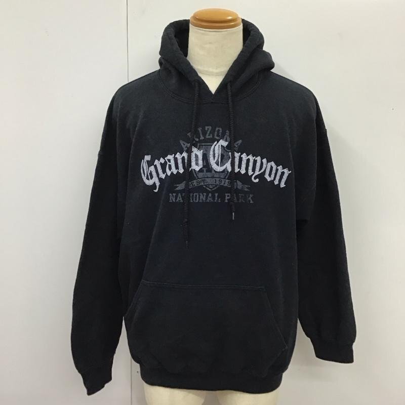 GILDAN XL ギルダン パーカー 長袖 長袖パーカー フード付きパーカー プリントスウェット トレーナー 黒 / ブラック / 10115719拍卖