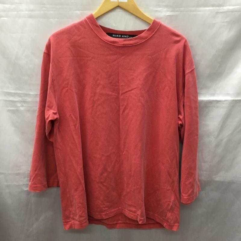 niko and... 3 ニコアンド カットソー 長袖 on74mc16ad 長袖カットソー クルーネックカットソー 無地T Cut and Sewn 10113386拍卖