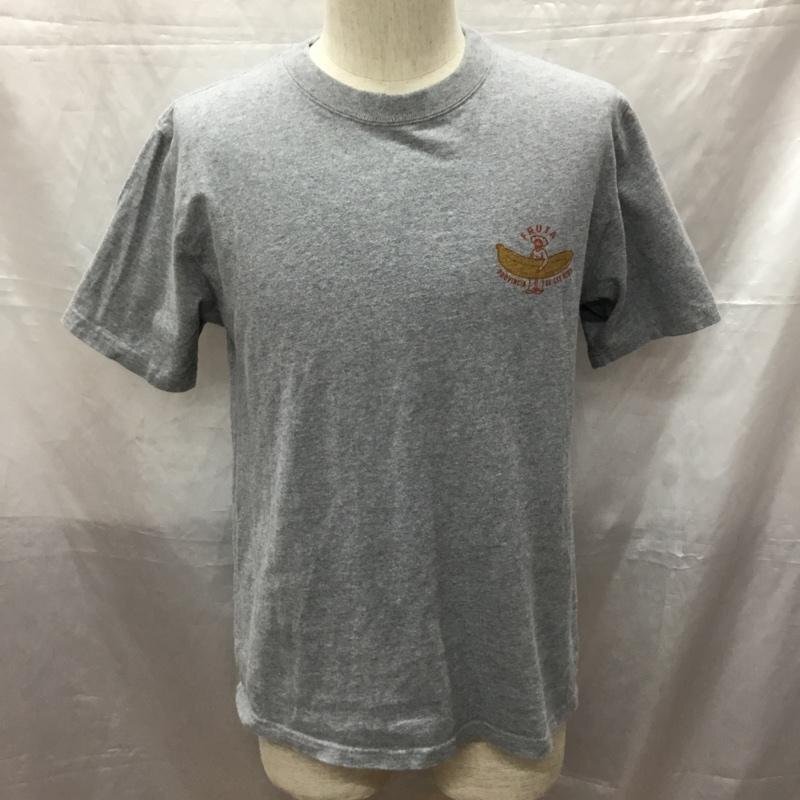 EDWIN M エドウィン Tシャツ 半袖 ET8036 クルーネック バックプリント T Shirt 灰 / グレー / 10115519拍卖