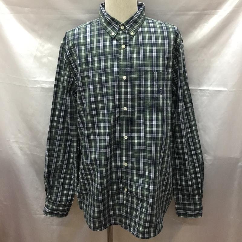 CHAPS XL チャップス シャツ、ブラウス 長袖 長袖シャツ カラーシャツ ポケットシャツ 長袖カットソー チェックシャツ 10113312拍卖