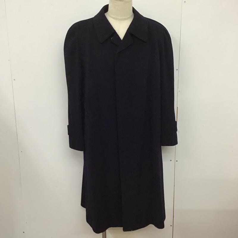 USED L 古着 コート コート一般 長袖ロングコート アウター カジュアルジャケット カラージャケット Coat 紺 / ネイビー / 10123721拍卖