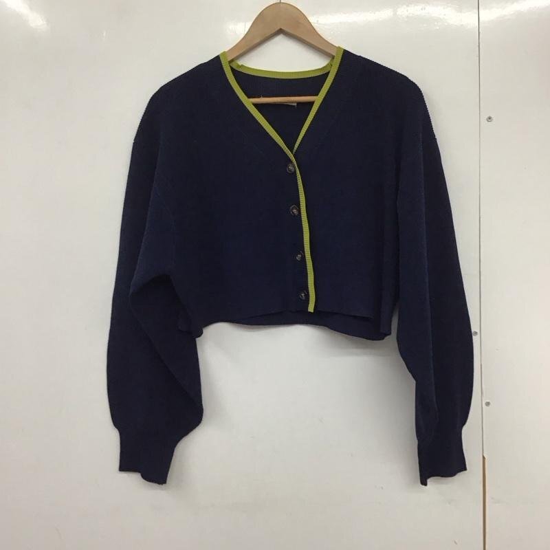 CIAOPANIC FREE チャオパニック カーディガン 長袖 長袖カーディガン ニットカーデガン 前開き Cardigan 紺 / ネイビー / 10132641拍卖