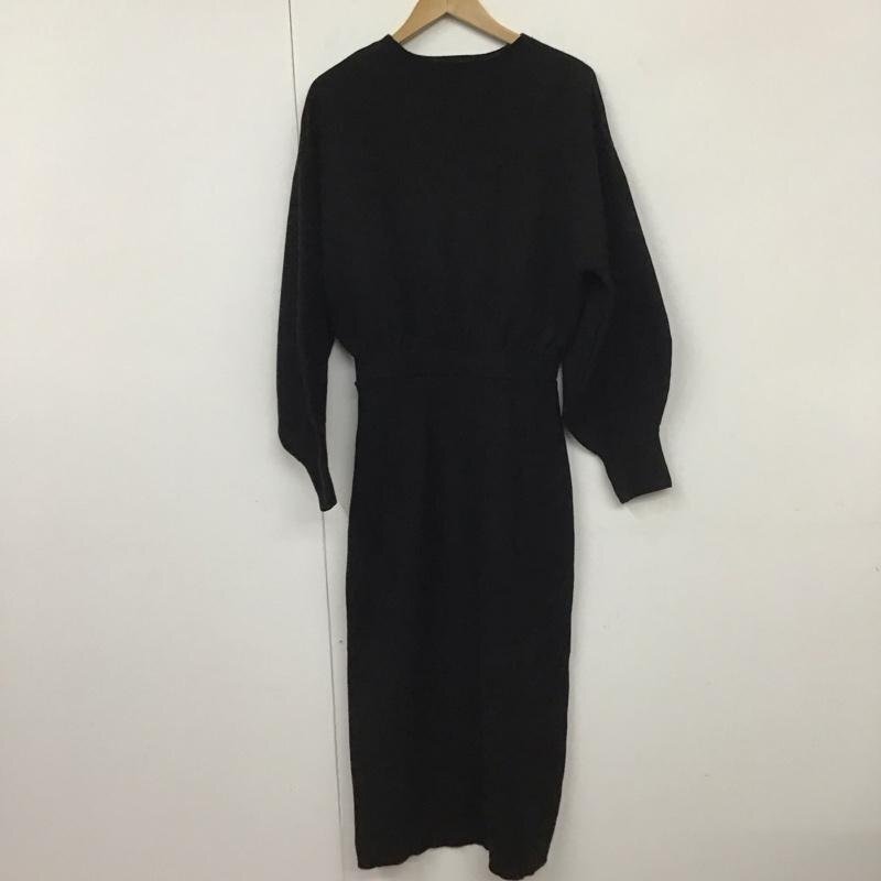 AZUL BY MOUSSY M アズールバイマウジー ワンピース ロングスカート 250EAB73-022H BOTTLE NECK BLOUSING OP 黒 / ブラック / 10130544拍卖