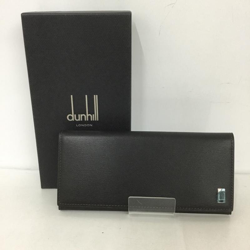 DUNHILL 表記無し ダンヒル 財布 長財布 SIDECAR FP1010E 箱有 Wallet Long Wallet ダークブラウン / ダークブラウン / 10126458拍卖