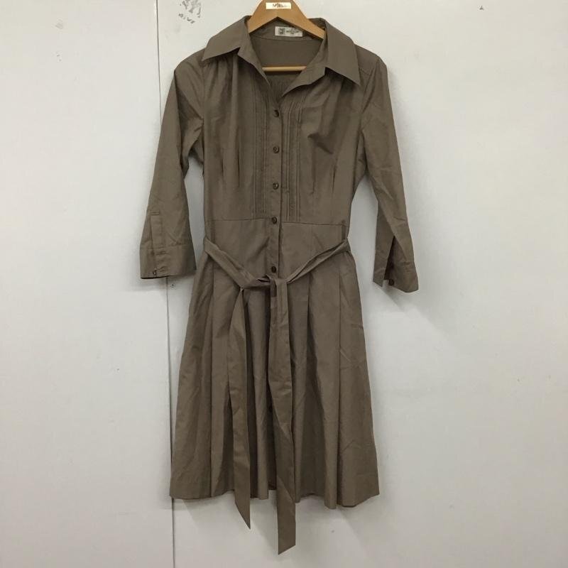 MICHEL KLEIN 38 ミッシェル・クラン ワンピース ひざ丈スカート One-Piece Medium Skirt ベージュ / ベージュ / 10129825拍卖