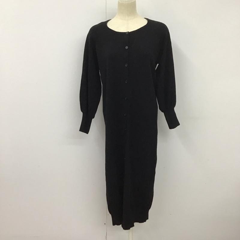 Simplicite 表記無し シンプリシテェ カーディガン 長袖 ロング Cardigan 黒 / ブラック / 10128406拍卖