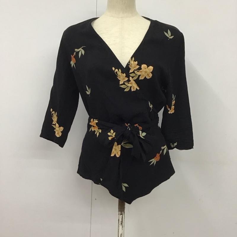 ZARA BASIC S ザラベーシック カーディガン 長袖 長袖カーディガン 前開き ノーカラー Cardigan 黒 / ブラック / 10132955拍卖