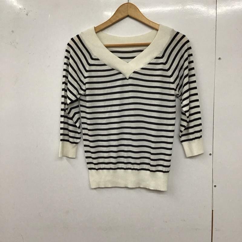 ViS M ビス カットソー 七分袖 重ねVネック半袖プルオーバー BVM-1704 Cut and Sewn 白 / ホワイト / X 黒 / ブラック / 10129638拍卖