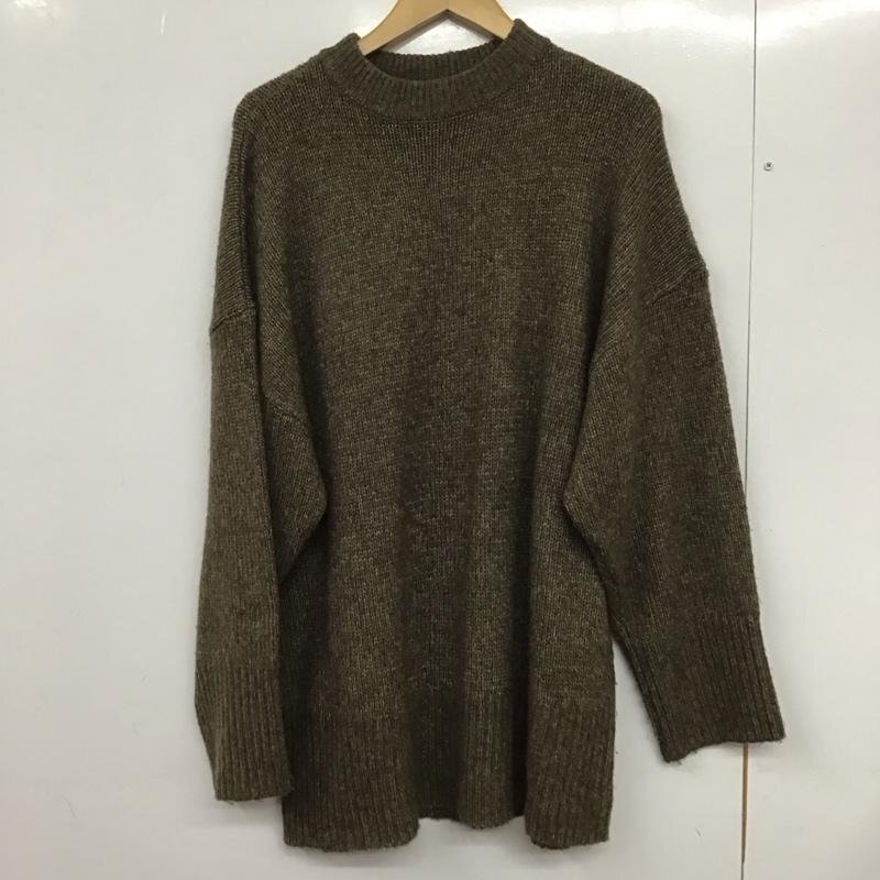ZARA S ザラ ニット、セーター 長袖 Knit Sweater 茶 / ブラウン / 10132855拍卖