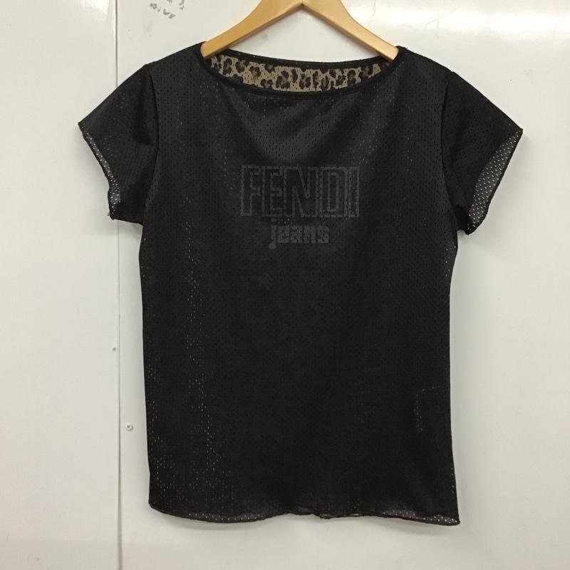 FENDI 42 フェンディ カットソー 半袖 半袖カットソー プリントTシャツ クルーネックカットソー 90s リバーシブル 10129747拍卖