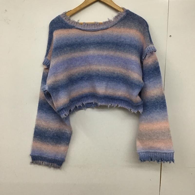 w closet FREE ダブルクローゼット ニット、セーター 長袖 カーディガン Knit Sweater マルチカラー / マルチカラー / 10129654拍卖